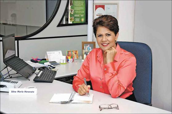 A presidente da Associação Mão Amiga Recanto da Janaína, Edna Maria Honorato (Foto: Reprodução)